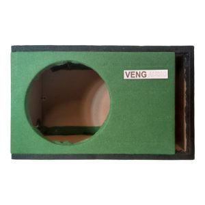 باکس ساب ووفر 60 لیتری 12 اینچ ام دی اف رنگ سبز چمنی ونج آدیو نمای رو به رو