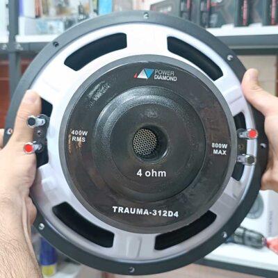 ساب ووفر پاور دیاموند TRAUMA-312D4 نما پشت مگنت اهن ربا