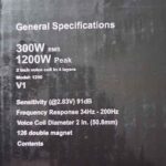 ساب DIBEISI 1250(V1) مشخصات محصول