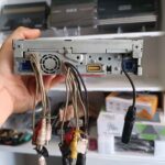 پخش PIONEER AVH-P6350BT نما پشت تعداد خروجی ها و سیم کشی