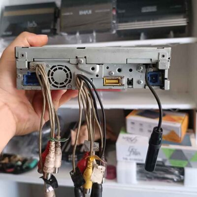 پخش PIONEER AVH-P6350BT نما پشت تعداد خروجی ها و سیم کشی